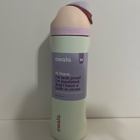 Owala 24oz Free Sip New Coastal Mist color water bottle - Picture 10 of 10